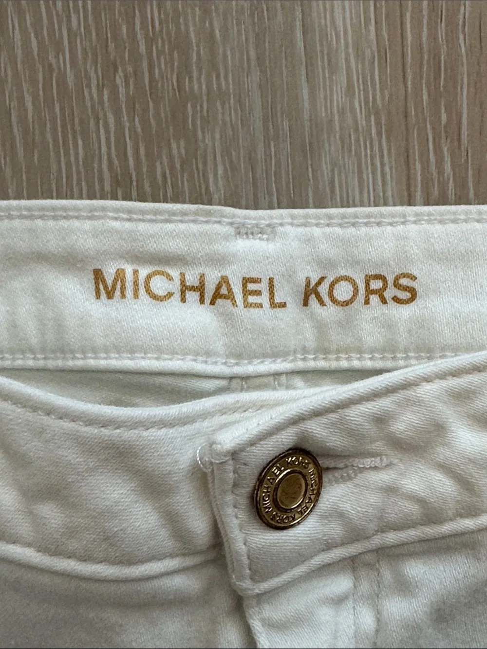 Michael Kors 10 White Skinny Jeans - Slim Stretch Denim